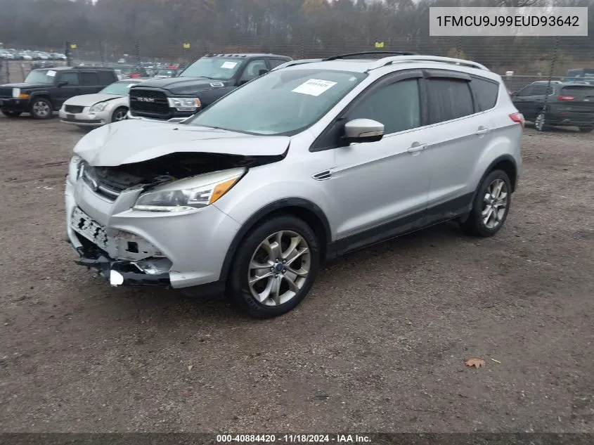 2014 Ford Escape Titanium VIN: 1FMCU9J99EUD93642 Lot: 40884420