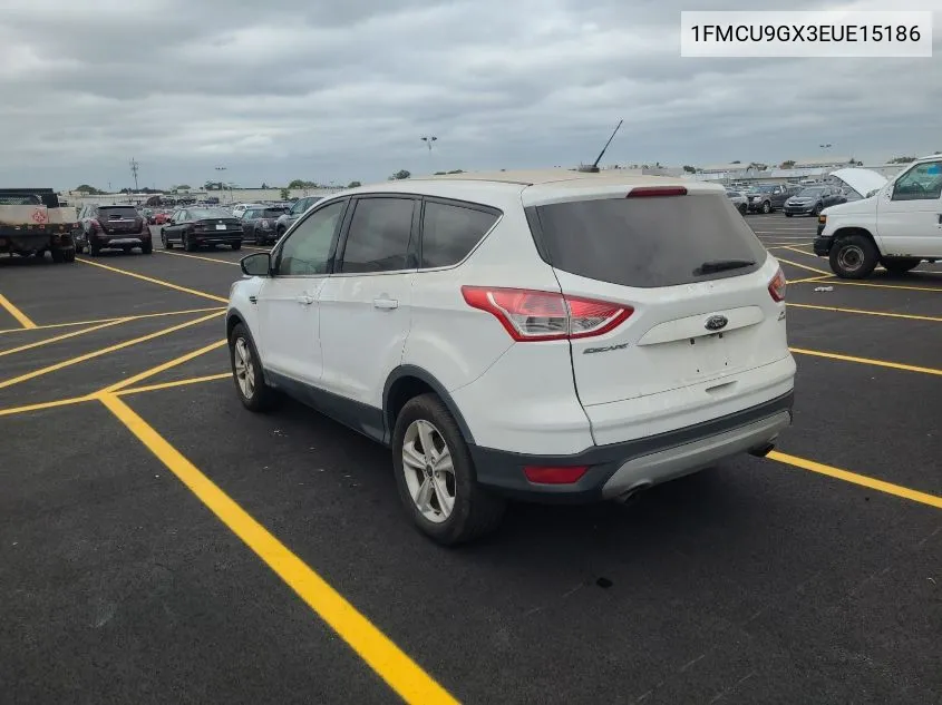 2014 Ford Escape Se VIN: 1FMCU9GX3EUE15186 Lot: 40896972