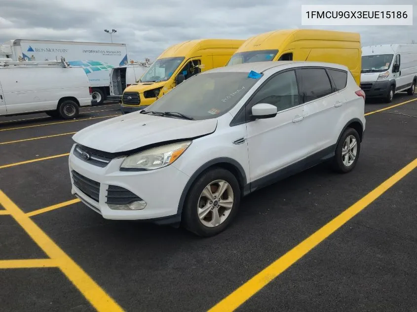 2014 Ford Escape Se VIN: 1FMCU9GX3EUE15186 Lot: 40896972