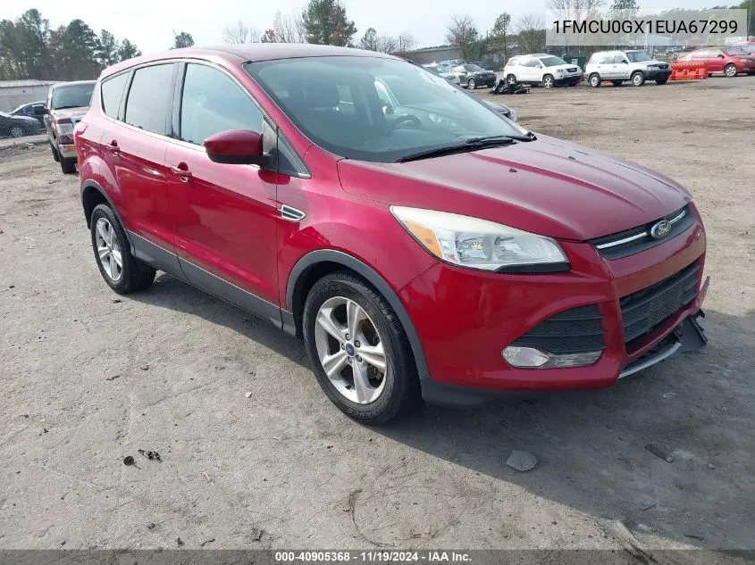 2014 Ford Escape Se VIN: 1FMCU0GX1EUA67299 Lot: 40905368