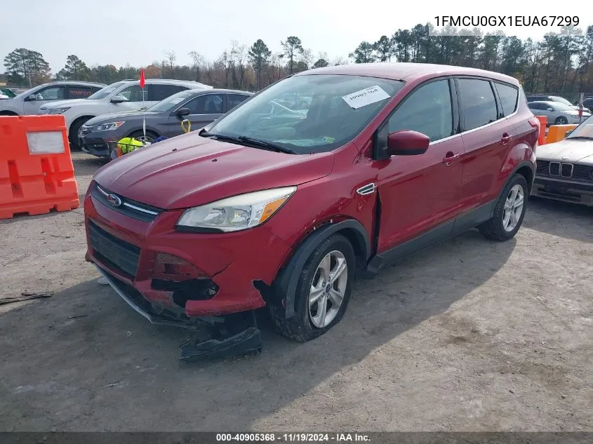 2014 Ford Escape Se VIN: 1FMCU0GX1EUA67299 Lot: 40905368