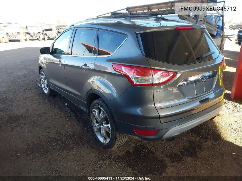 2014 Ford Escape Titanium VIN: 1FMCU9J9XEUC45712 Lot: 40905413