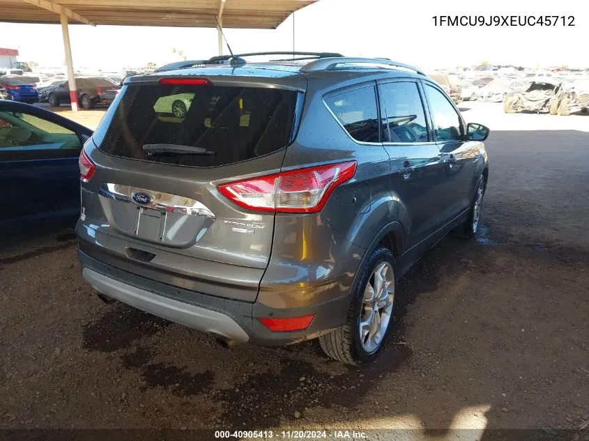 2014 Ford Escape Titanium VIN: 1FMCU9J9XEUC45712 Lot: 40905413