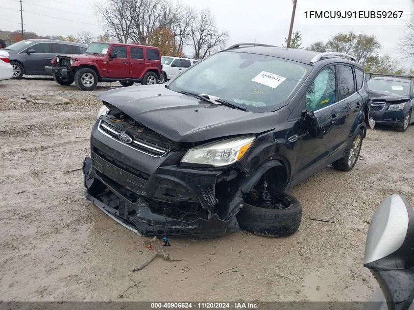 2014 Ford Escape Titanium VIN: 1FMCU9J91EUB59267 Lot: 40906624