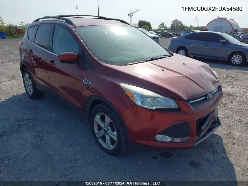 2015 Ford Escape Se VIN: 1FMCU0GX2FUA54580 Lot: 12092816