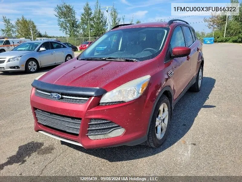 2015 Ford Escape Se VIN: 1FMCU0GX3FUB66322 Lot: 12095439