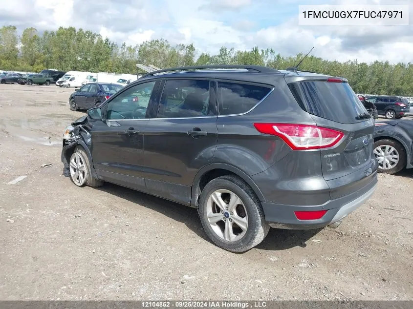 2015 Ford Escape Se VIN: 1FMCU0GX7FUC47971 Lot: 12104852