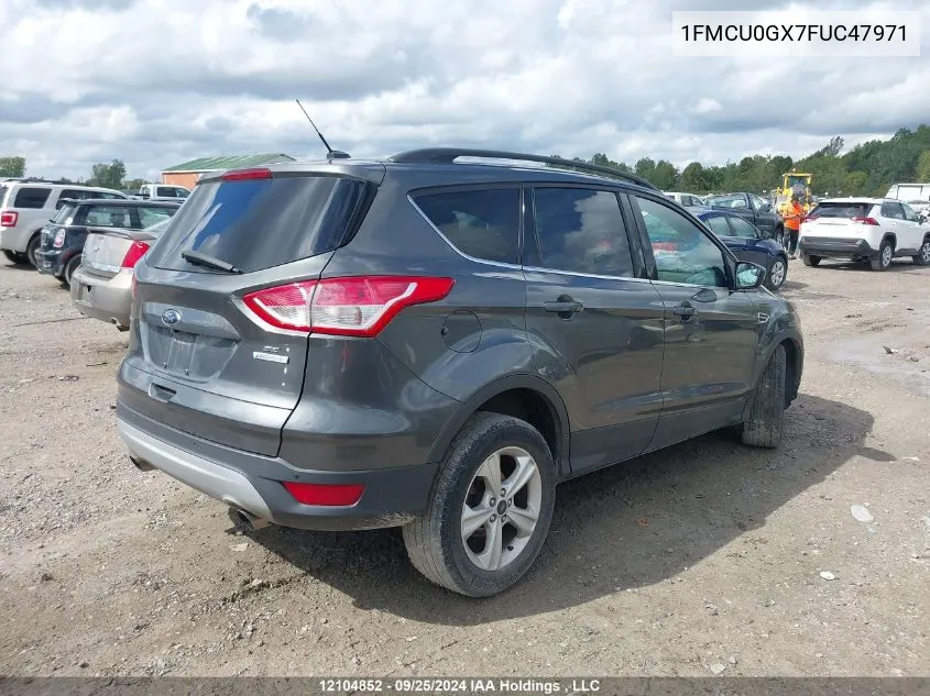 2015 Ford Escape Se VIN: 1FMCU0GX7FUC47971 Lot: 12104852