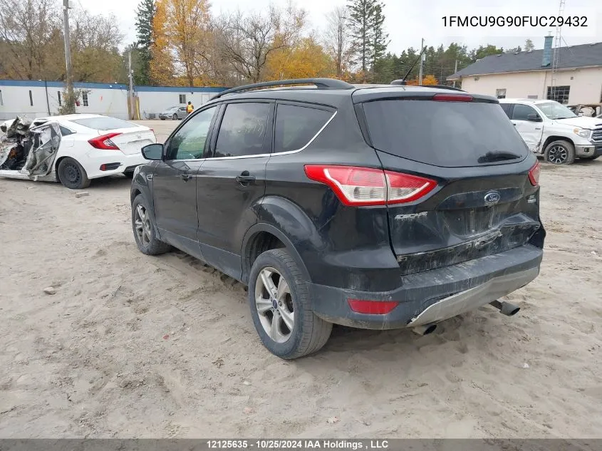 2015 Ford Escape Se VIN: 1FMCU9G90FUC29432 Lot: 12125635