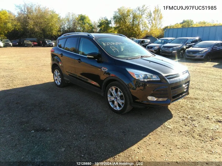 2015 Ford Escape Titanium VIN: 1FMCU9J97FUC51985 Lot: 12125660