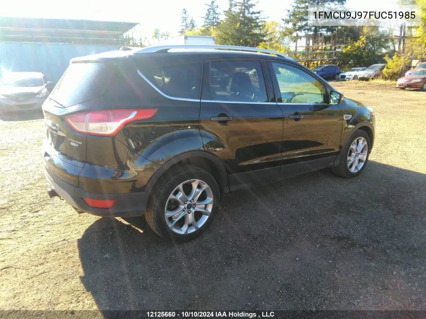 2015 Ford Escape Titanium VIN: 1FMCU9J97FUC51985 Lot: 12125660