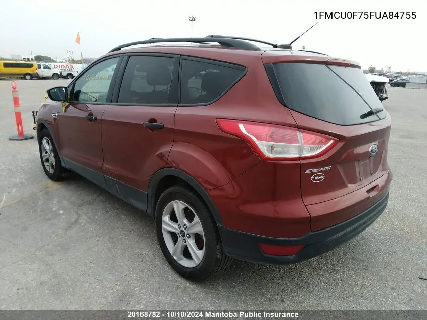 2015 Ford Escape S VIN: 1FMCU0F75FUA84755 Lot: 20168782