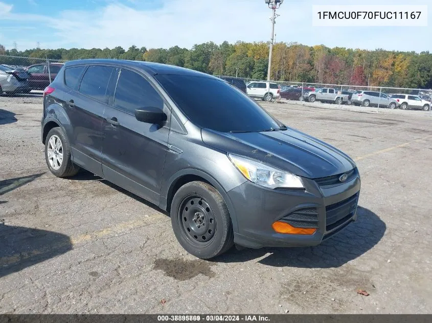 2015 Ford Escape S VIN: 1FMCU0F70FUC11167 Lot: 38895869