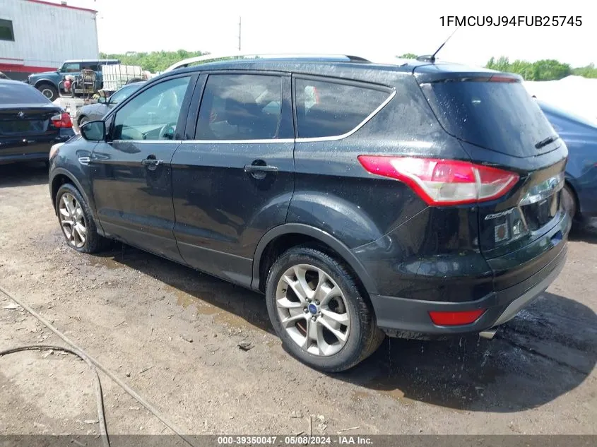 2015 Ford Escape Titanium VIN: 1FMCU9J94FUB25745 Lot: 39350047