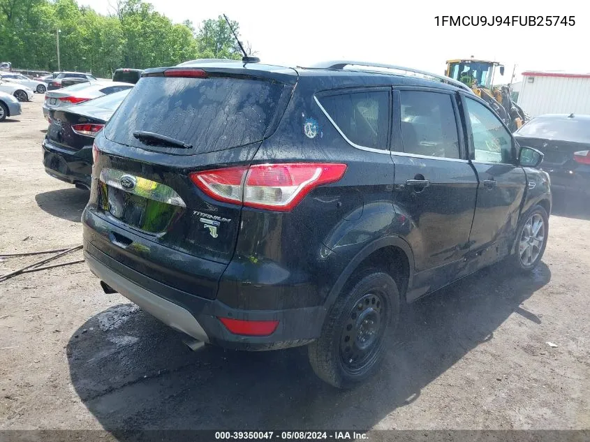 2015 Ford Escape Titanium VIN: 1FMCU9J94FUB25745 Lot: 39350047