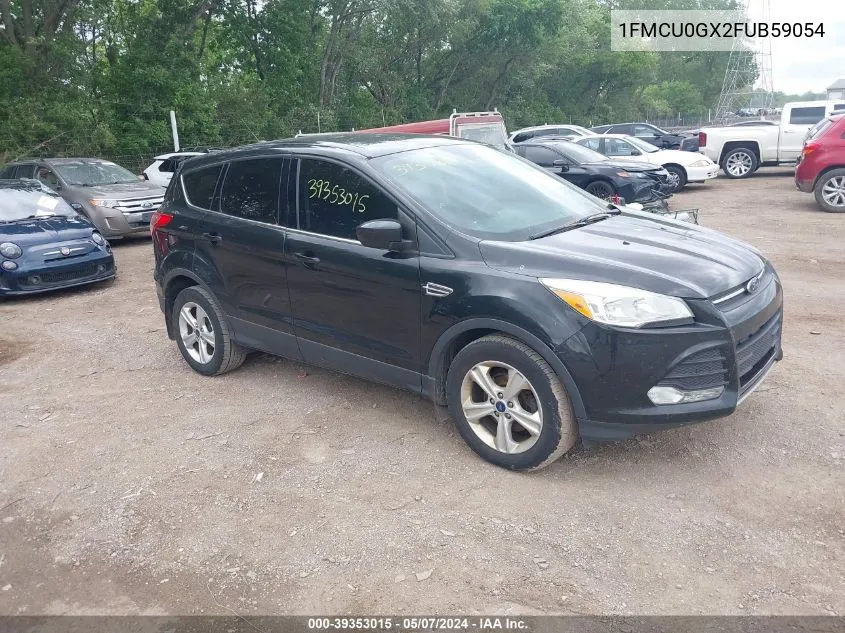 2015 Ford Escape Se VIN: 1FMCU0GX2FUB59054 Lot: 39353015