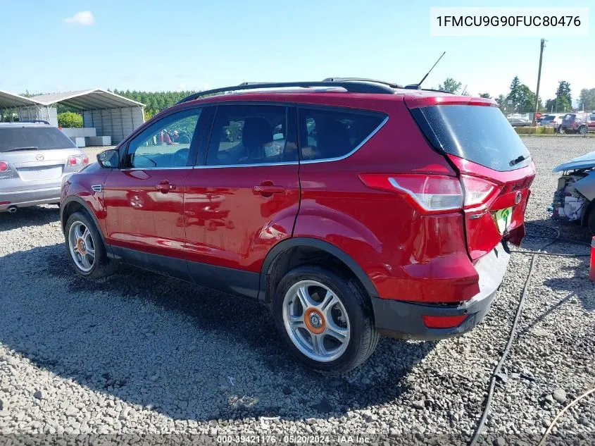 2015 Ford Escape Se VIN: 1FMCU9G90FUC80476 Lot: 39421176