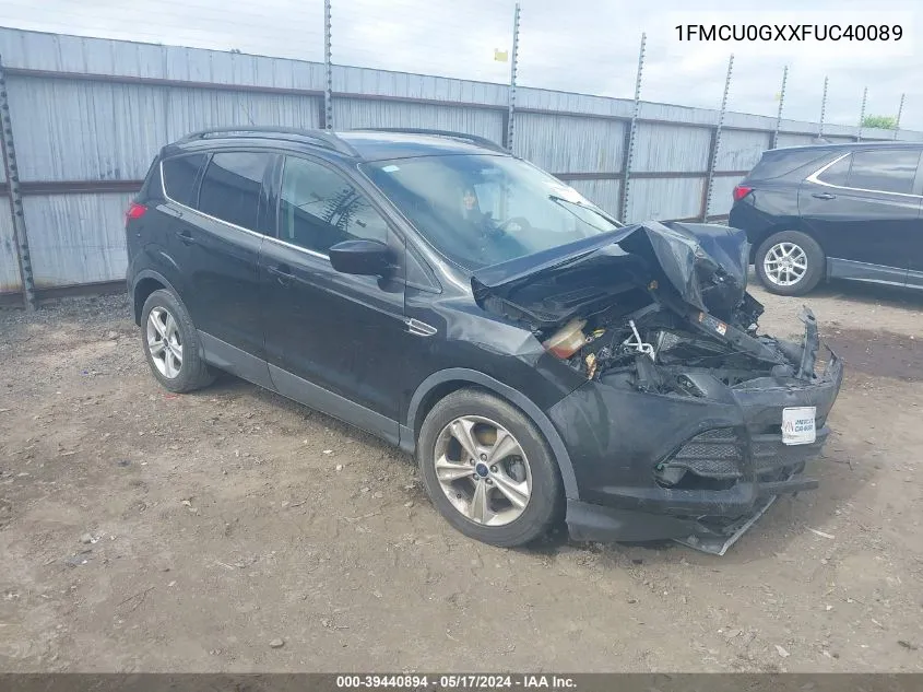 1FMCU0GXXFUC40089 2015 Ford Escape Se