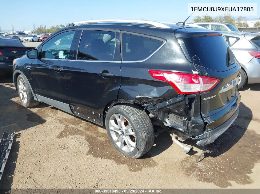 1FMCU0J9XFUA17805 2015 Ford Escape Titanium