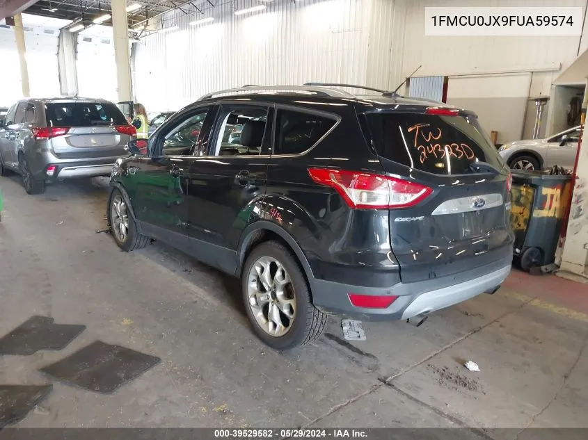 2015 Ford Escape Titanium VIN: 1FMCU0JX9FUA59574 Lot: 39529582