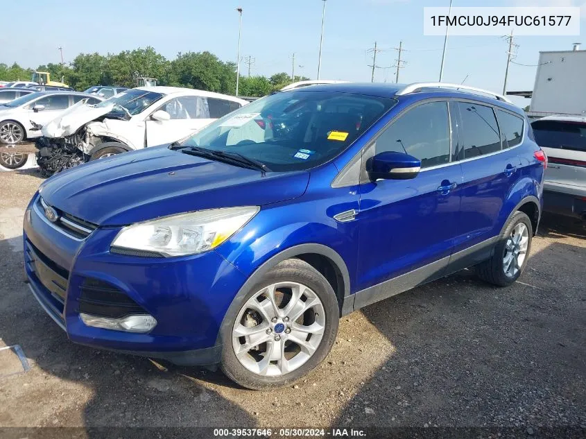 1FMCU0J94FUC61577 2015 Ford Escape Titanium