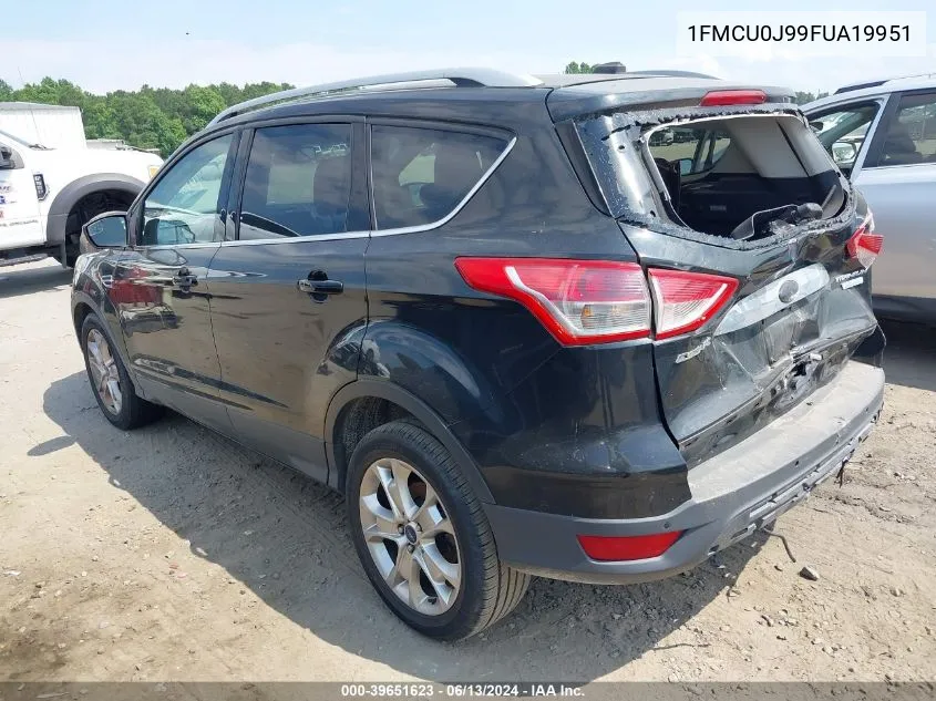 2015 Ford Escape Titanium VIN: 1FMCU0J99FUA19951 Lot: 39651623