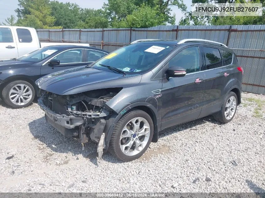 2015 Ford Escape Titanium VIN: 1FMCU9J92FUB27607 Lot: 39669412