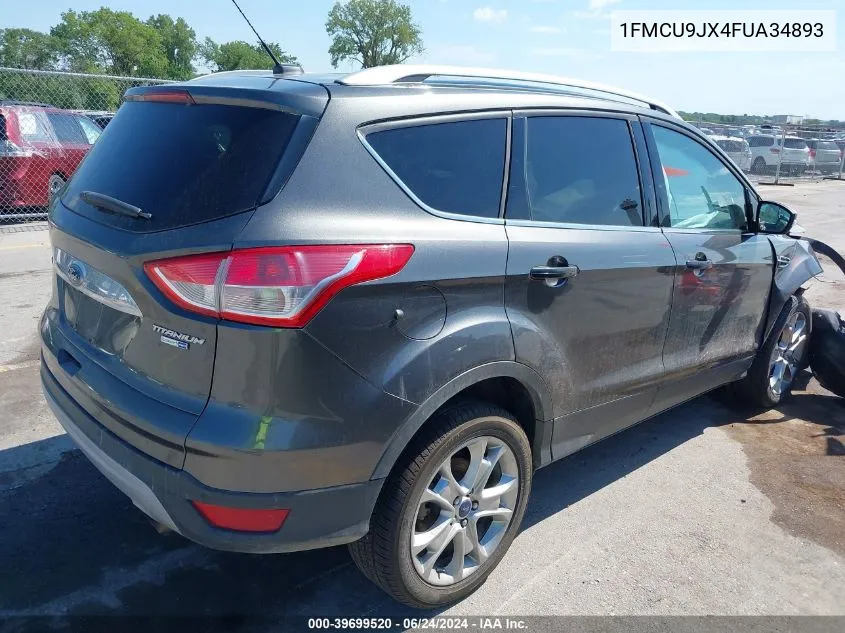 2015 Ford Escape Titanium VIN: 1FMCU9JX4FUA34893 Lot: 39699520