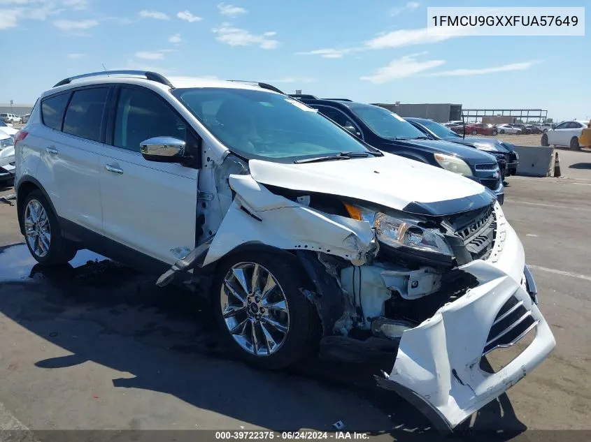 2015 Ford Escape Se VIN: 1FMCU9GXXFUA57649 Lot: 39722375