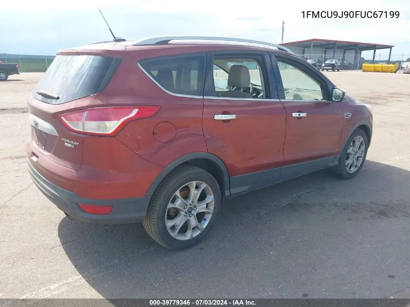 2015 Ford Escape Titanium VIN: 1FMCU9J90FUC67199 Lot: 39779346