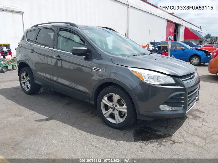 2015 Ford Escape Se VIN: 1FMCU9GX8FUA53115 Lot: 39788512