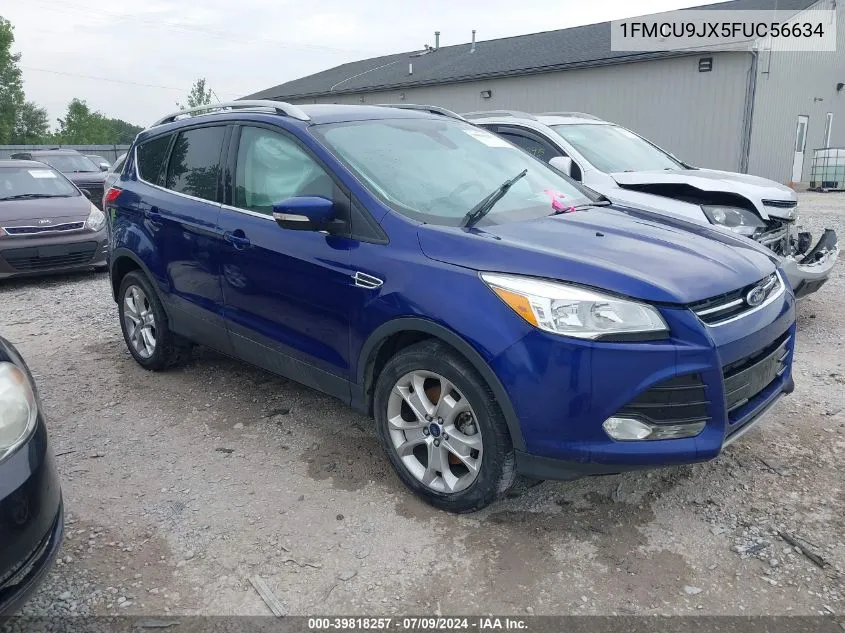 2015 Ford Escape Titanium VIN: 1FMCU9JX5FUC56634 Lot: 39818257