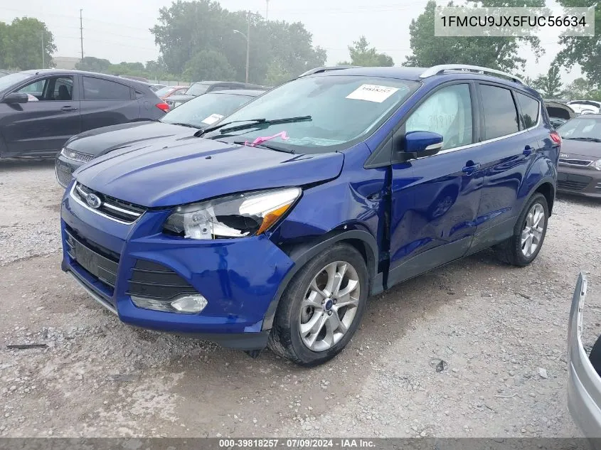 2015 Ford Escape Titanium VIN: 1FMCU9JX5FUC56634 Lot: 39818257