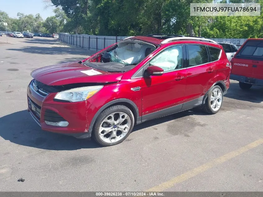 1FMCU9J97FUA78694 2015 Ford Escape Titanium