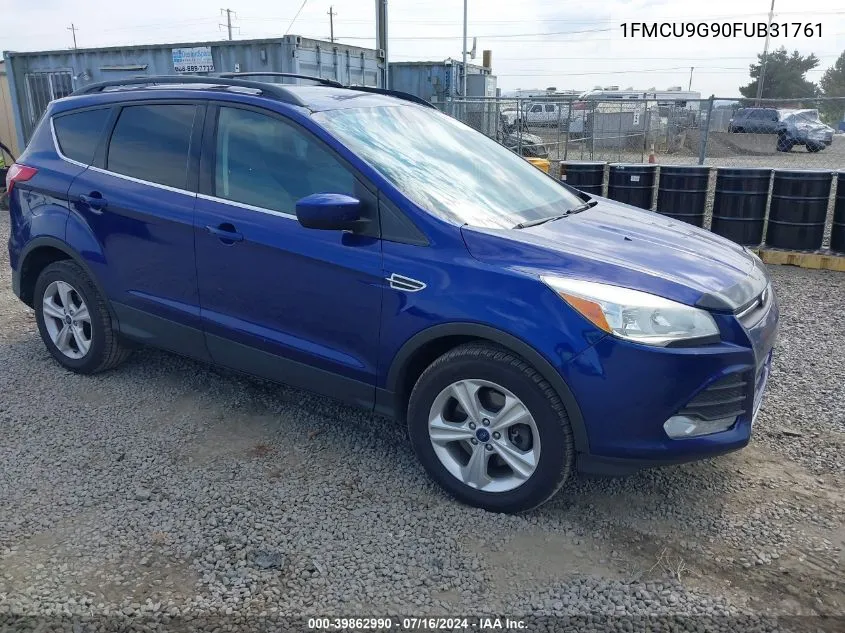 2015 Ford Escape Se VIN: 1FMCU9G90FUB31761 Lot: 39862990