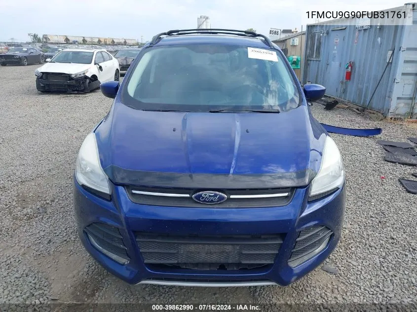 2015 Ford Escape Se VIN: 1FMCU9G90FUB31761 Lot: 39862990