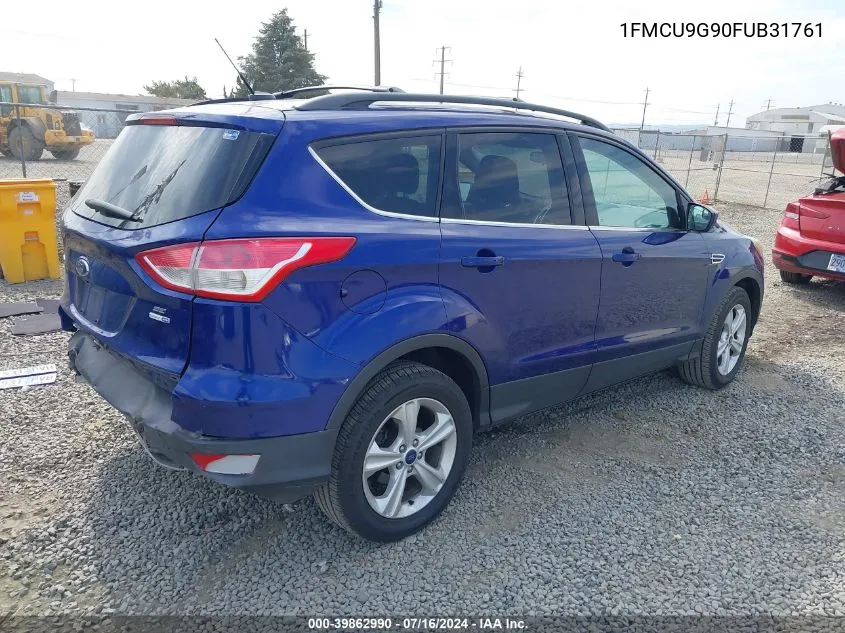 2015 Ford Escape Se VIN: 1FMCU9G90FUB31761 Lot: 39862990