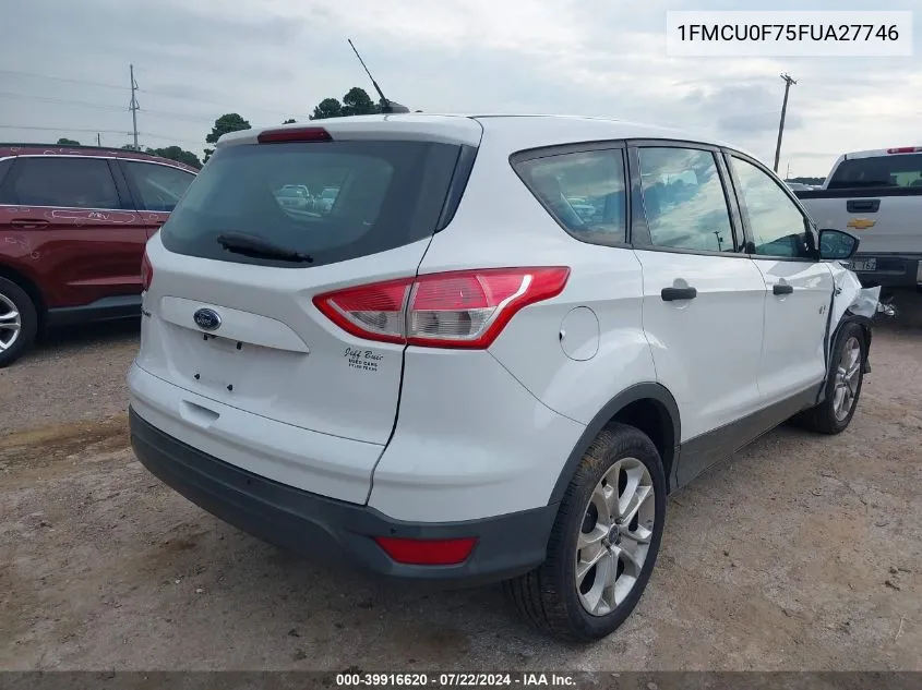 2015 Ford Escape S VIN: 1FMCU0F75FUA27746 Lot: 39916620