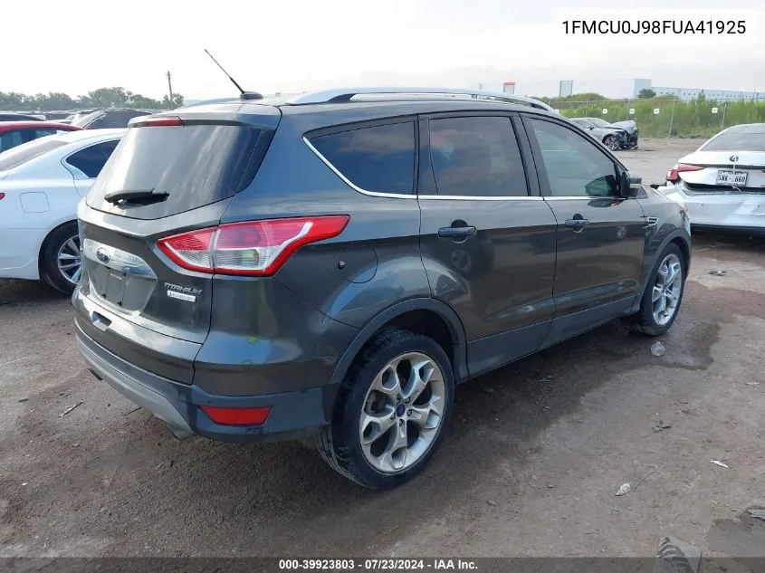 2015 Ford Escape Titanium VIN: 1FMCU0J98FUA41925 Lot: 39923803