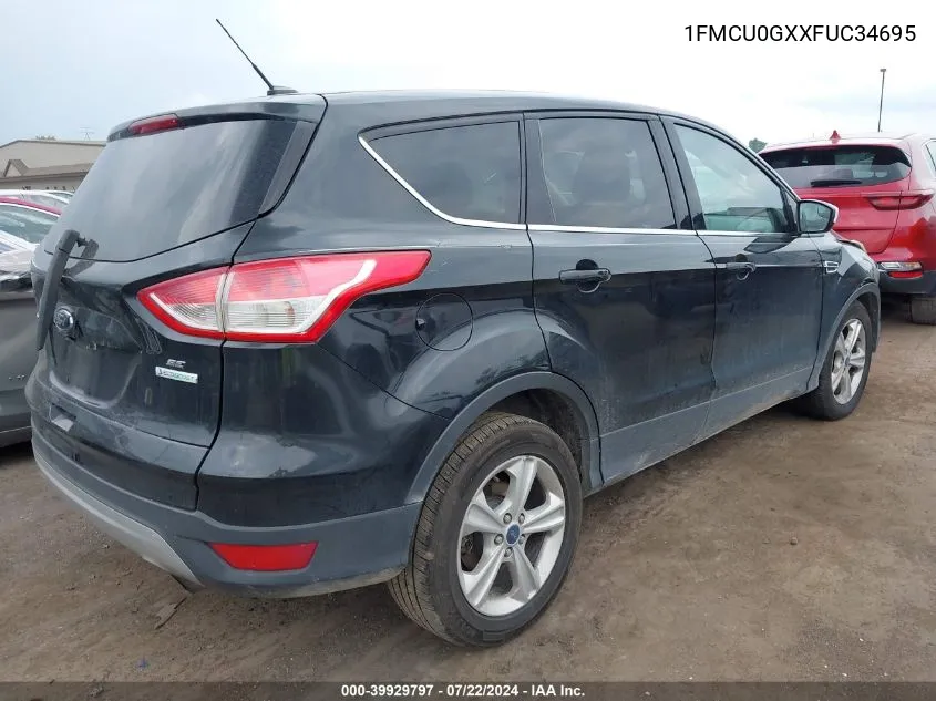 2015 Ford Escape Se VIN: 1FMCU0GXXFUC34695 Lot: 39929797