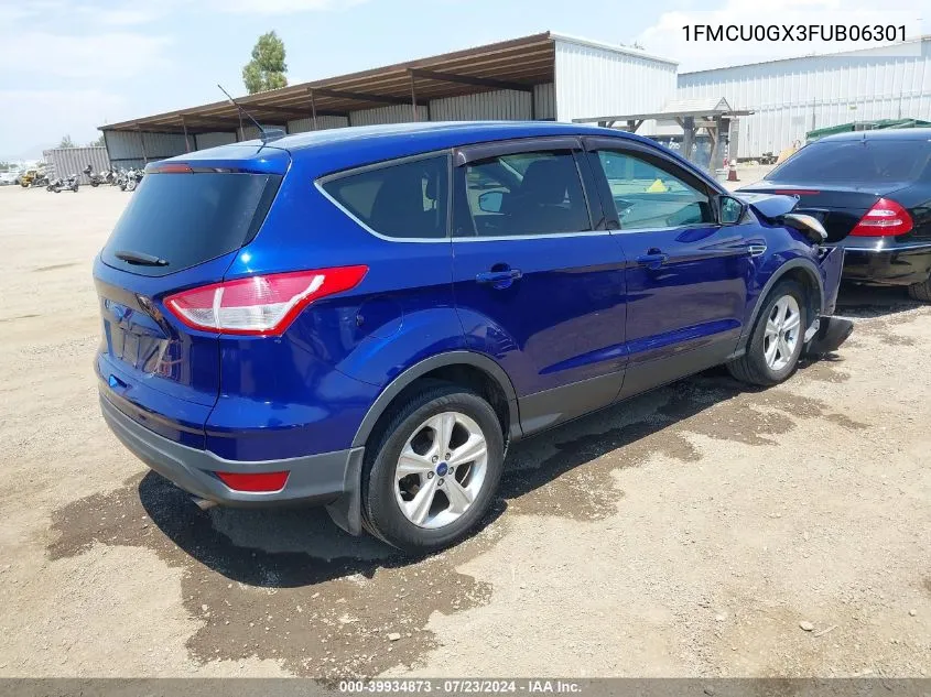 2015 Ford Escape Se VIN: 1FMCU0GX3FUB06301 Lot: 39934873