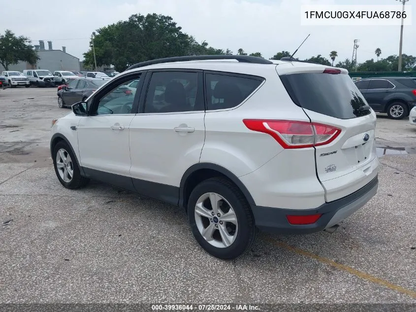 2015 Ford Escape Se VIN: 1FMCU0GX4FUA68786 Lot: 39936044