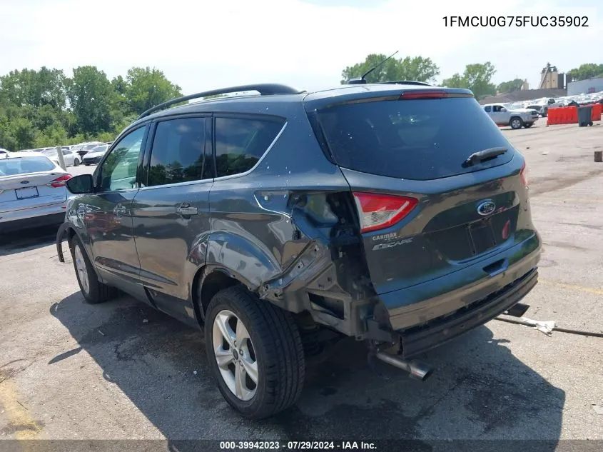 2015 Ford Escape Se VIN: 1FMCU0G75FUC35902 Lot: 39942023