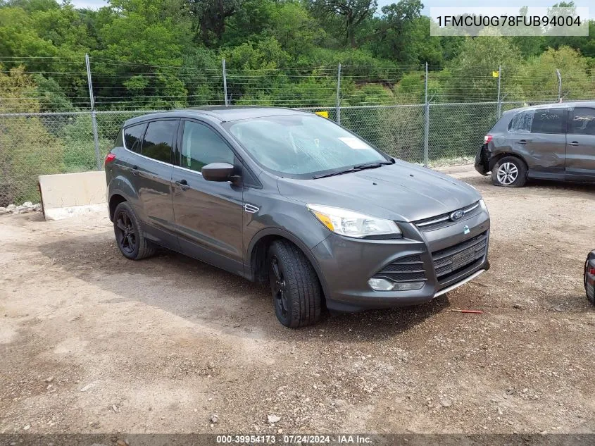 2015 Ford Escape Se VIN: 1FMCU0G78FUB94004 Lot: 39954173