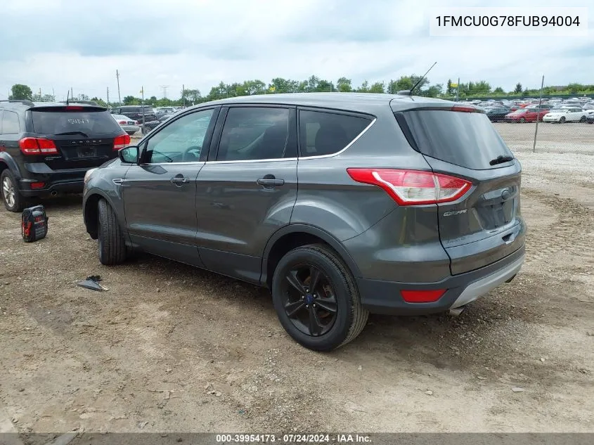 2015 Ford Escape Se VIN: 1FMCU0G78FUB94004 Lot: 39954173