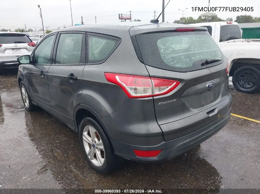 2015 Ford Escape S VIN: 1FMCU0F77FUB29405 Lot: 39960393