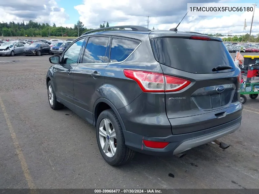 2015 Ford Escape Se VIN: 1FMCU0GX5FUC66180 Lot: 39968477