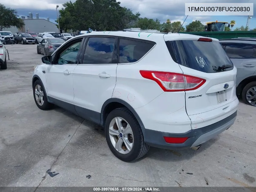 1FMCU0G78FUC20830 2015 Ford Escape Se