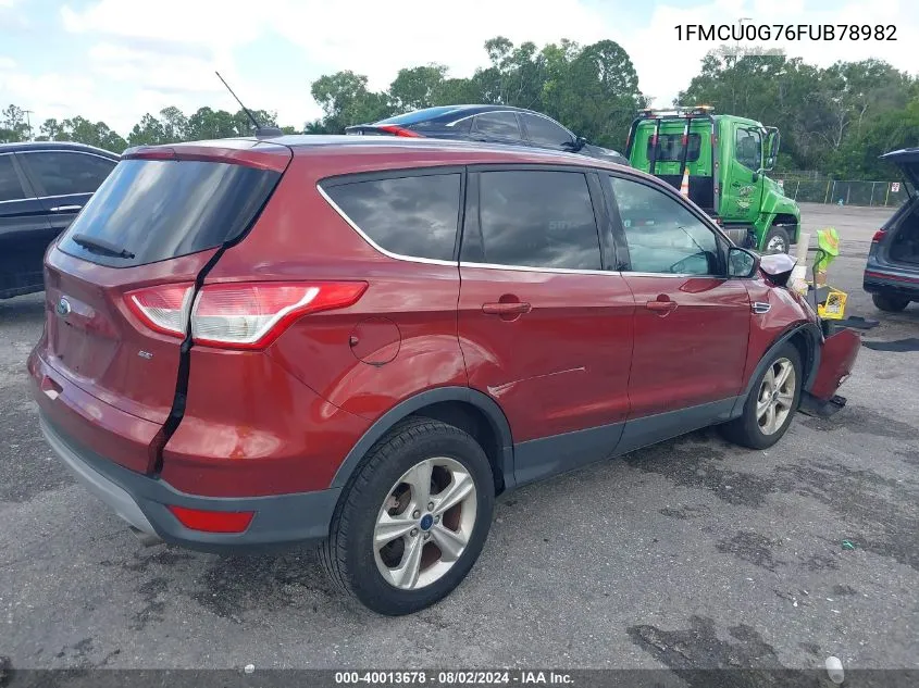 1FMCU0G76FUB78982 2015 Ford Escape Se