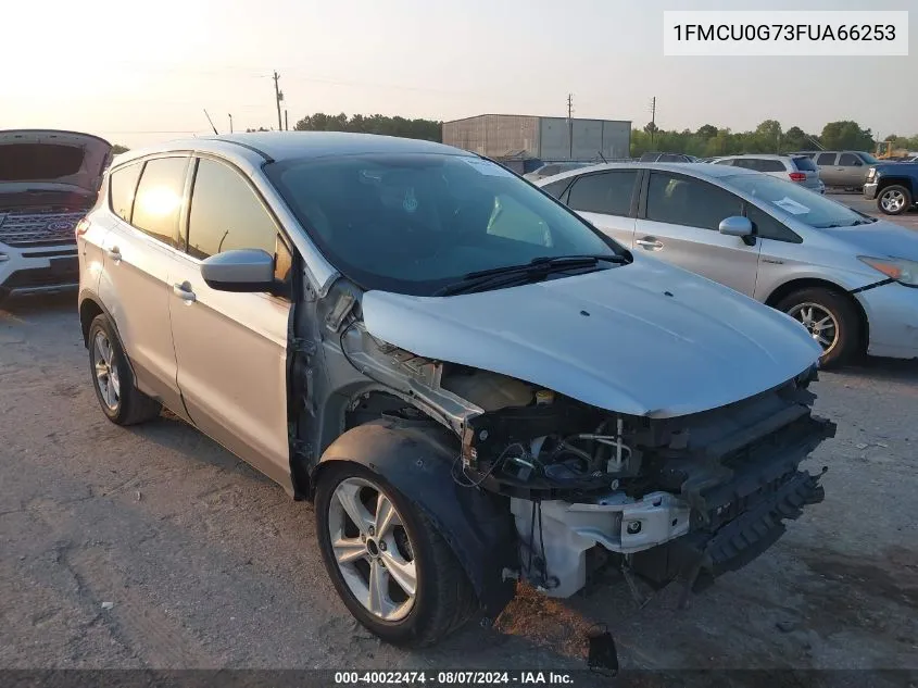 2015 Ford Escape Se VIN: 1FMCU0G73FUA66253 Lot: 40022474